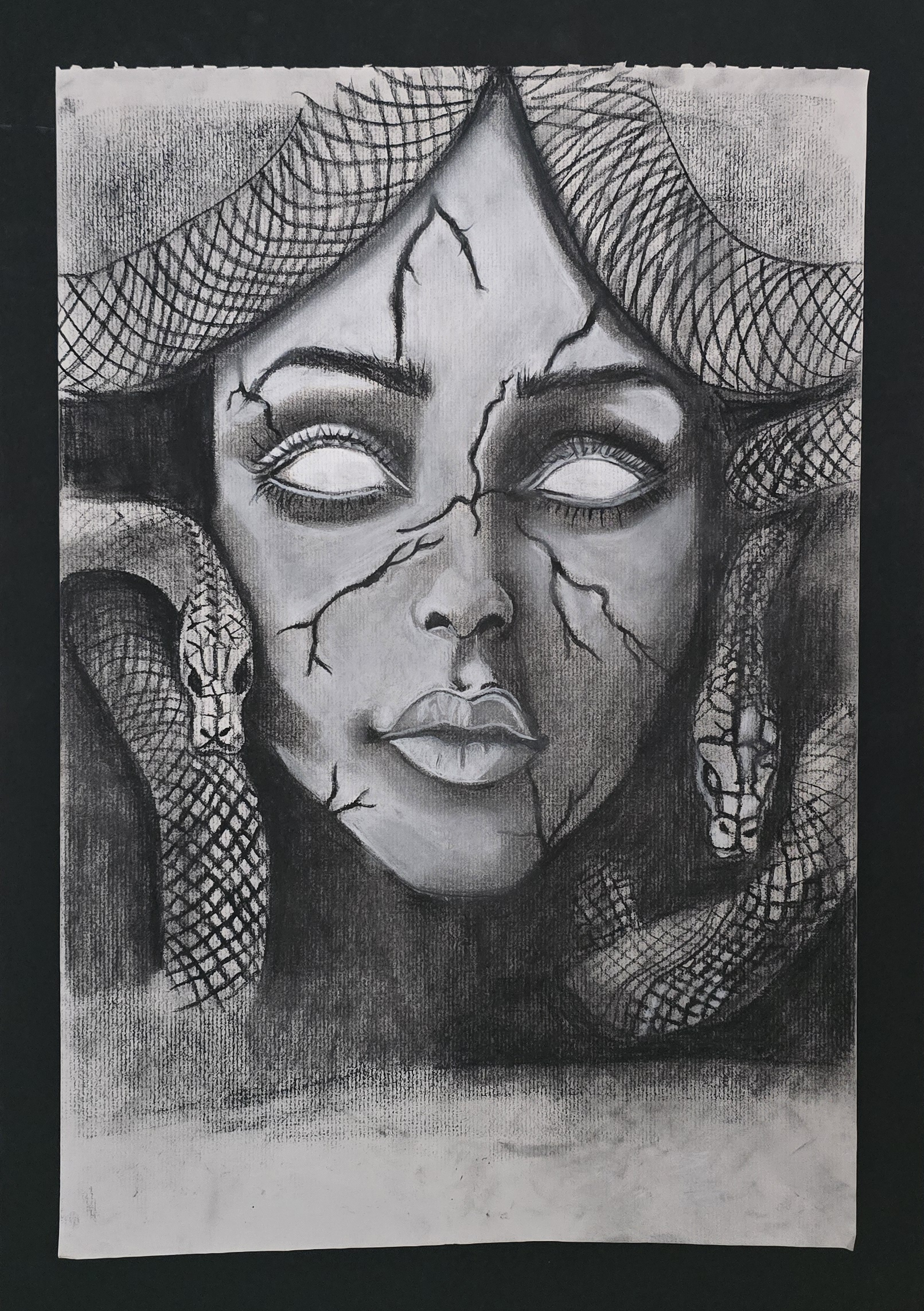 Medusa with Charcoal